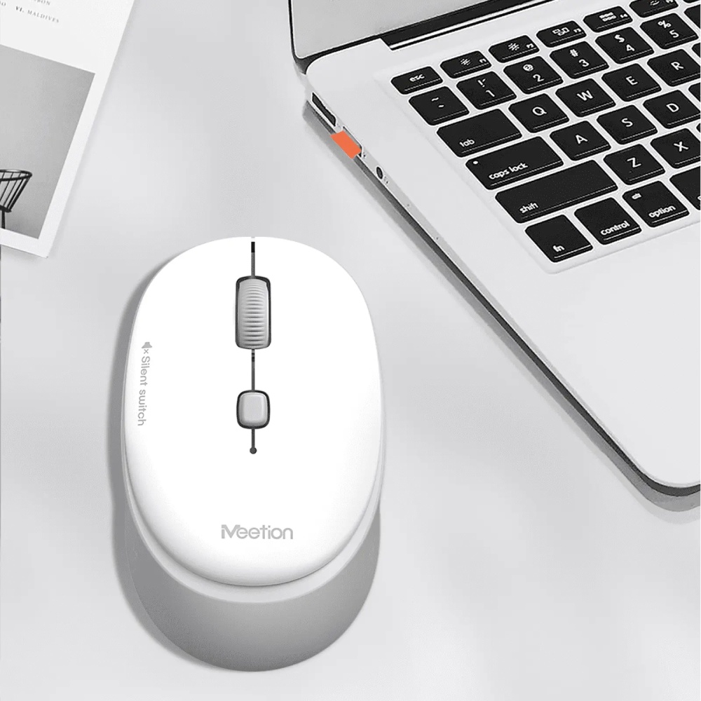 Мышь MEETION MT-R571 White (MT-R571-C) Беспроводное подключение RF