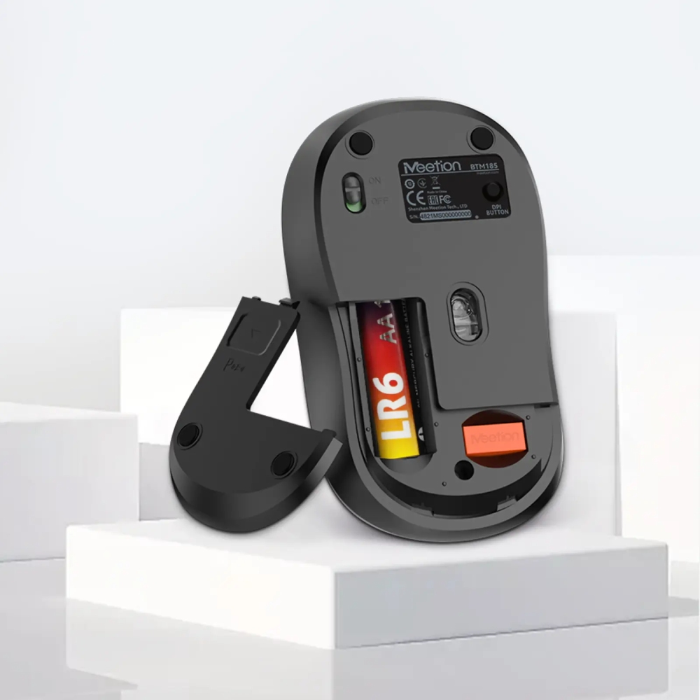 Мышь MEETION MT-BTM185 Black (MT-BTM185-A) Тип подключения беспроводное