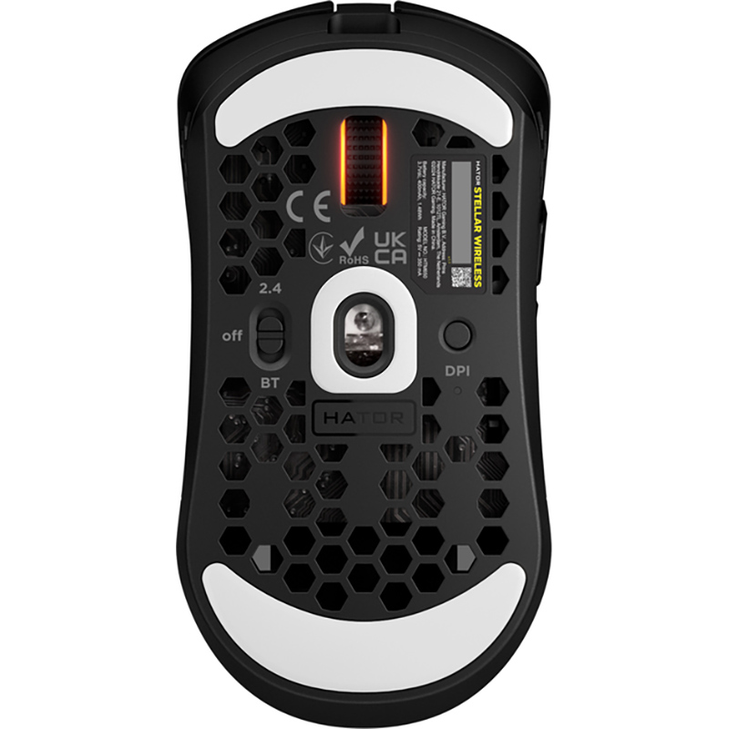 Внешний вид Мышь HATOR Stellar Wireless Black (HTM650)