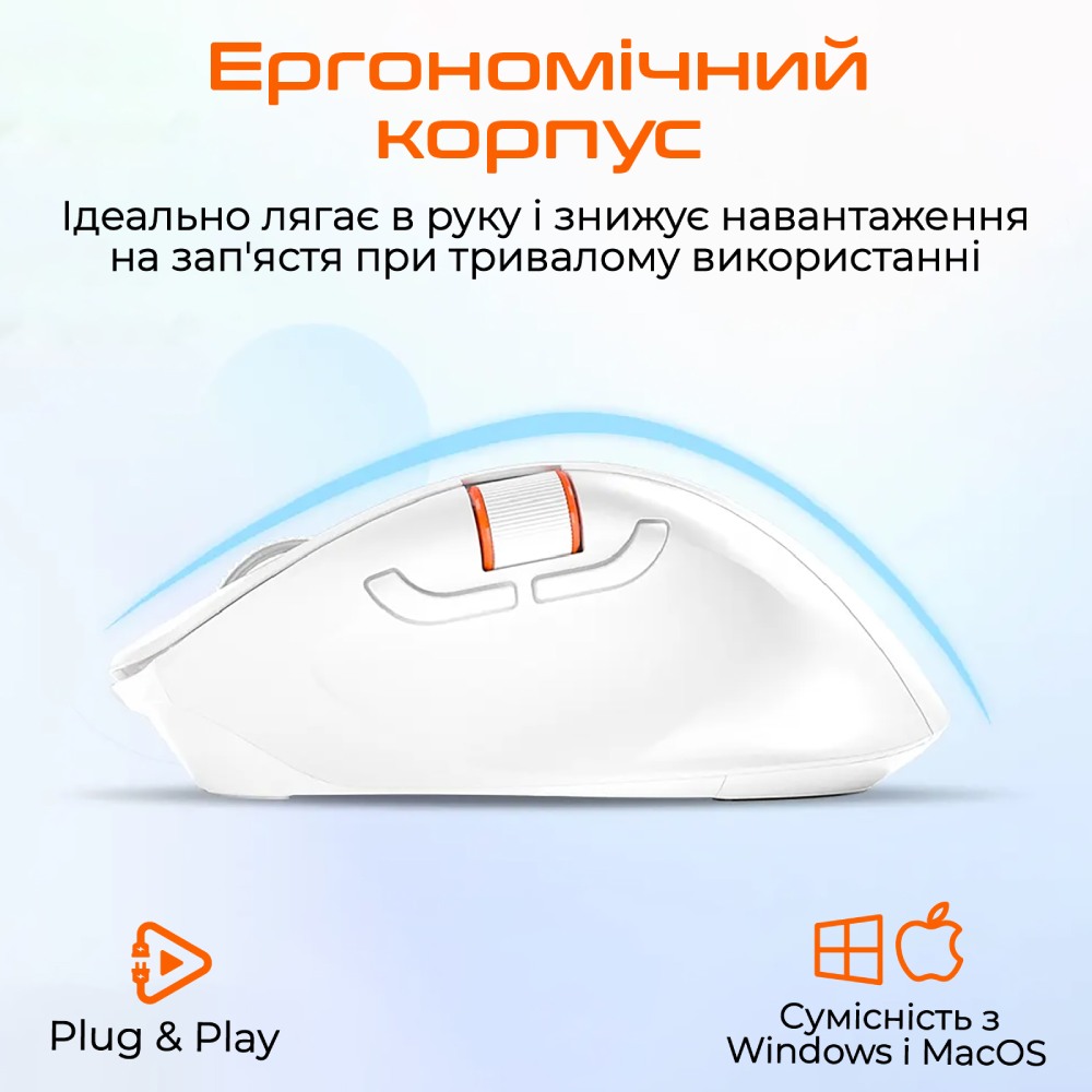 Миша MEETION BTM032 White (MT-BTM032-B) Комплектація миша, USB нано-приймач, інструкція користувача