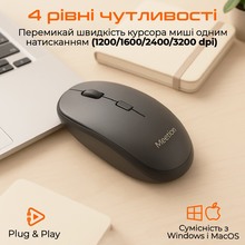 Мышь MEETION BTM100 Black (MT-BTM100-A)