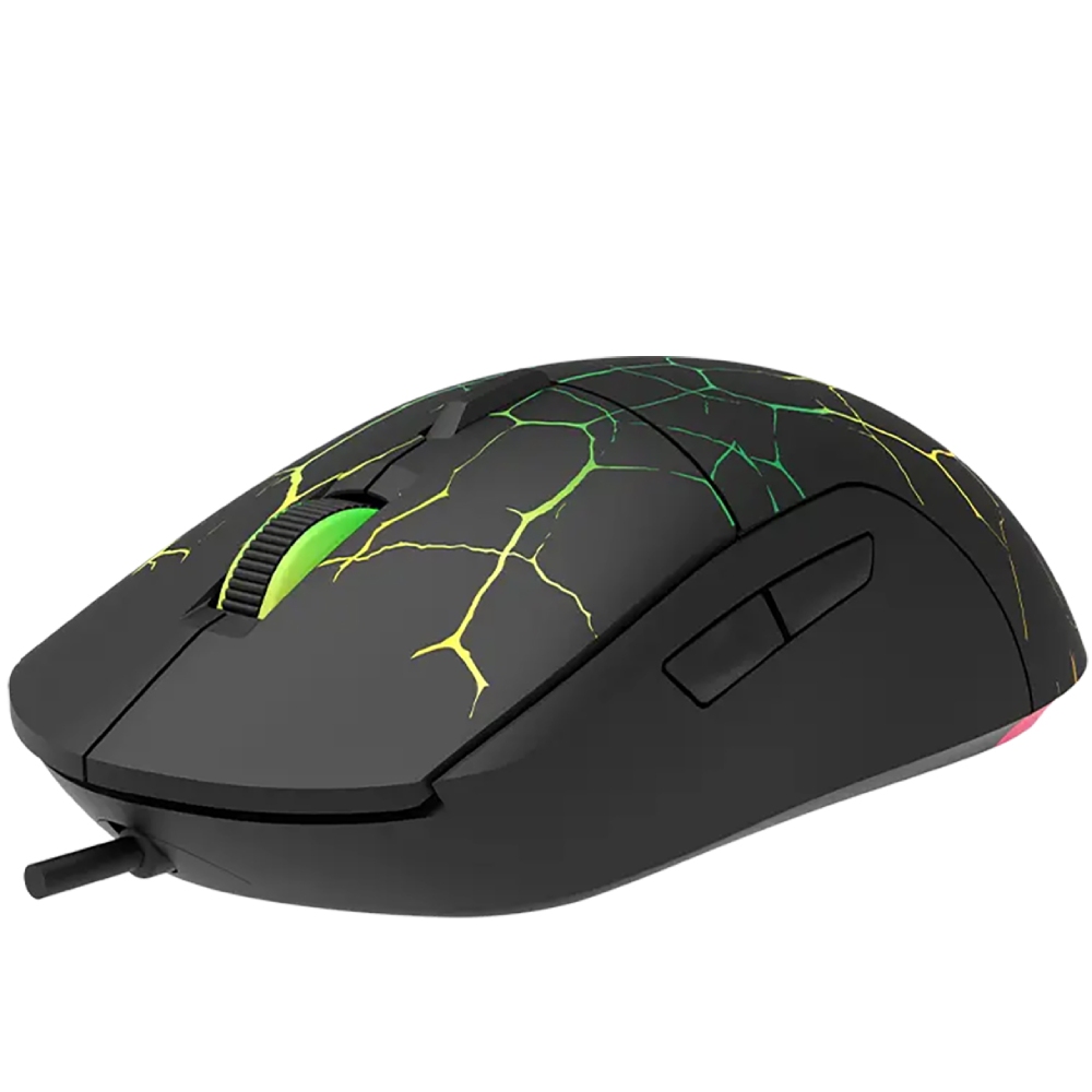 Миша MEETION M930 Black (MT-M930_V23-A) Додатково Налаштування DPI, програмування кнопок та макросів (фірмове ПЗ); Plug & Play; 6D Soft-touch покриття;  2 млн. кліків; Бічні кнопки