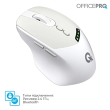 Мышь OFFICEPRO M520W White
