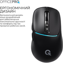 Миша OFFICEPRO M468B Silent Click Wireless Black
