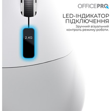 Миша OFFICEPRO M398G Silent Click Wireless Gray