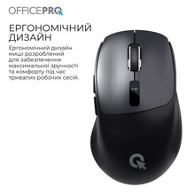 Миша OFFICEPRO M398B Silent Click Wireless Black