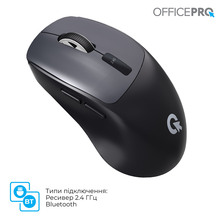 Миша OFFICEPRO M398B Silent Click Wireless Black