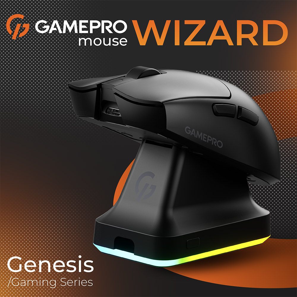 Покупка Миша GamePro Genesis Wizard Wireless/Bluetooth/USB Black (GM160B)