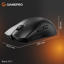 Миша GamePro Genesis Wizard Wireless/Bluetooth/USB Black (GM160B)