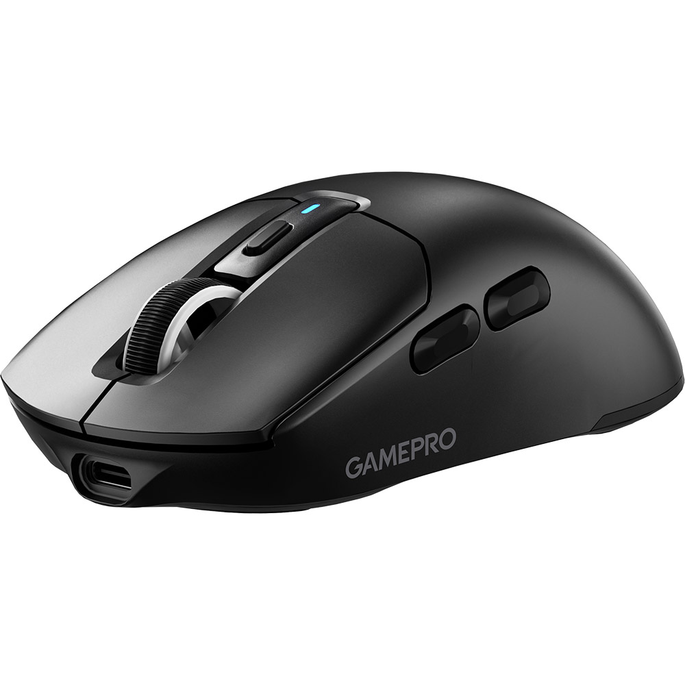 Миша GamePro Genesis Airmaster Wireless/Bluetooth/USB Black (GM167B) Комплектація 1 х Миша; 1 х Док-станція; 1 х Паракордний кабель USB-C 1.6 м; 1 х Додатковий набір глайдів; 1 х Набір стікерів GamePro; 1 x Посібник користувача; 1 х Ресівер 2.4 ГГц