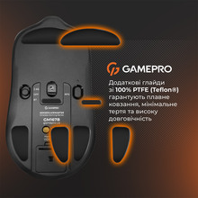 Миша GamePro Genesis Airmaster Wireless/Bluetooth/USB Black (GM167B)