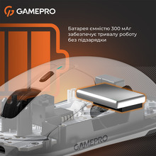 Миша GamePro Genesis Airmaster Wireless/Bluetooth/USB White (GM167W)