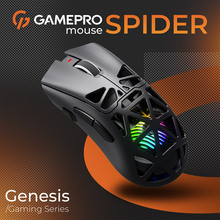 Миша GamePro Genesis Spider Wireless/Bluetooth/USB Black (GM870B)