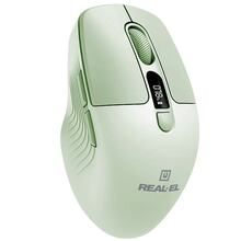 Миша REAL EL RM-481W Green (EL123200060)