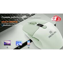 Миша REAL EL RM-481W Green (EL123200060)