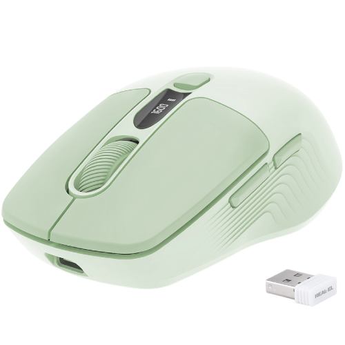 Миша REAL EL RM-481W Green (EL123200060) Бездротове підключення Bluetooth + RF