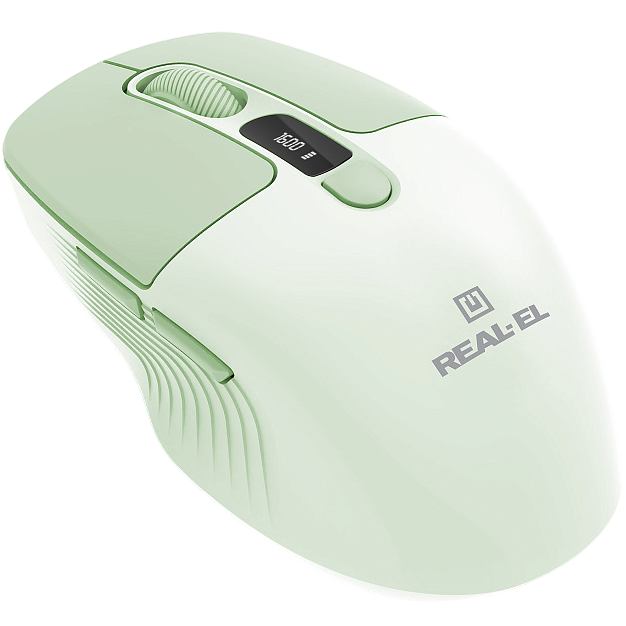 Миша REAL EL RM-481W Green (EL123200060) Тип підключення бездротове