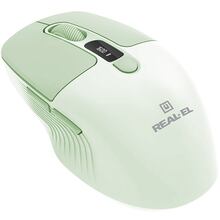 Миша REAL EL RM-481W Green (EL123200060)