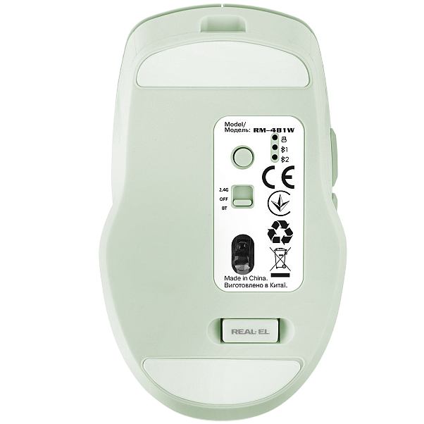 Замовити Миша REAL EL RM-481W Green (EL123200060)