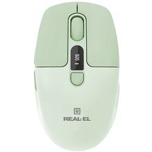 Миша REAL EL RM-481W Green (EL123200060)