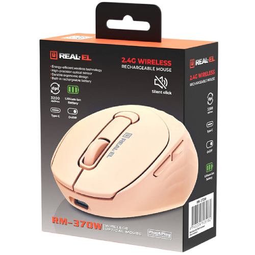 У Фокстрот Миша REAL EL RM-370W Beige (EL123200056)