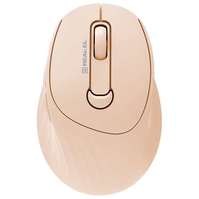 Миша REAL EL RM-370W Beige (EL123200056) Тип підключення бездротове