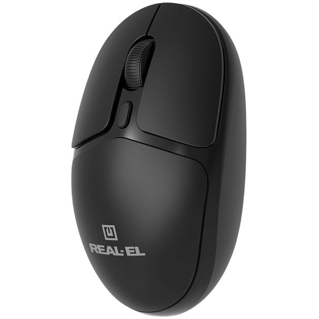 Миша REAL EL RM-335W Black (EL123200055) Тип сенсора оптичний