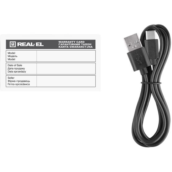 У Фокстрот Миша REAL EL RM-335W Black (EL123200055)