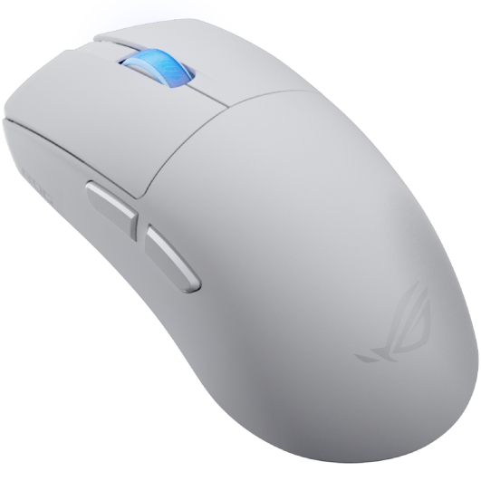 Миша ASUS ROG Harpe II Ace White (90MP0490-BMUA10) Додатково Частота опитування: 8000 Гц; 750 IPS; Максимальне прискорення 50G