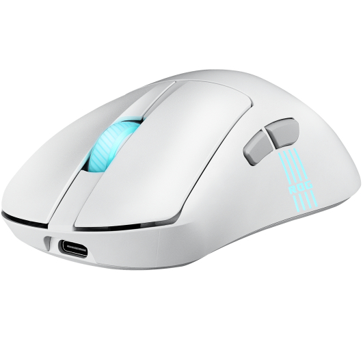 Замовити Миша ASUS ROG Keris II Origin Moonlight White (90MP04A0-BMUA10)