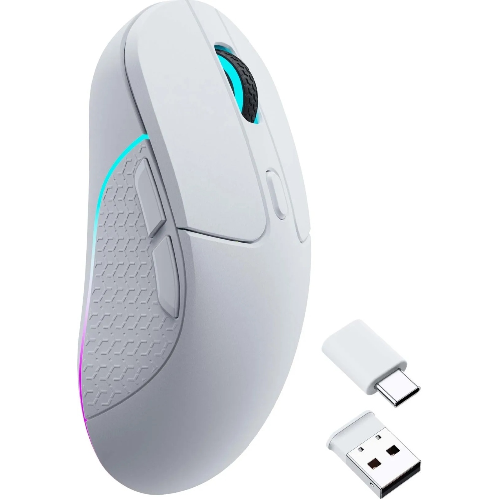 Мышь KEYCHRON M3 White (M3-A3) Дополнительно Частота опроса: 1000 Гц; 650 IPS