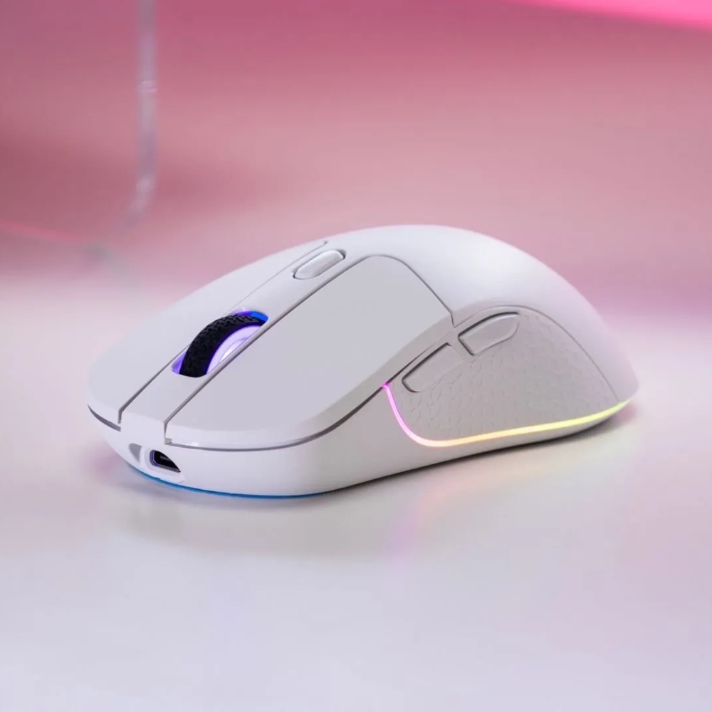 Мышь KEYCHRON M3 White (M3-A3) Комплектация мышь, USB Type-A приемник, USB Type-C приемник, адаптер USB - USB Type-C, кабель USB Type-C, документация