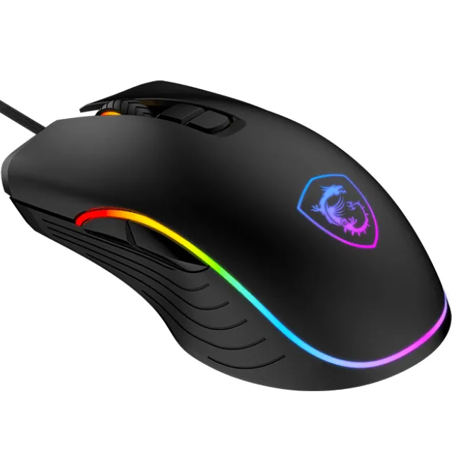 Миша MSI FORGE GM300 Black (S12-0402300-HH9) Дротове підключення USB