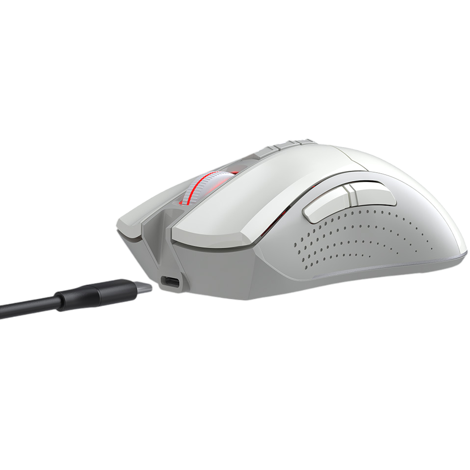 Внешний вид Мышь BLOODY R90 Plus Greyish White