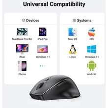 Мышь UGREEN MU101 Wireless Black (90395)