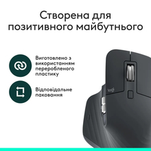 Миша LOGITECH MX Master 3S Performance Wireless GRAPHITE (910-007501)