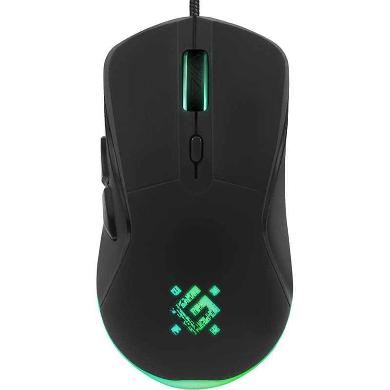 Мышь DEFENDER Arga GM-049 + Коврик Rainbow Black (52049)