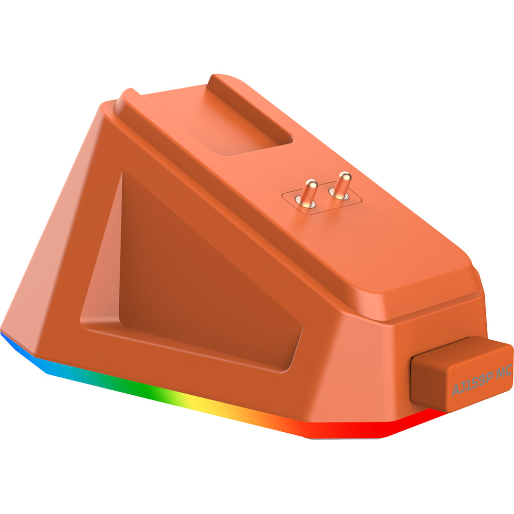 Фото Мышь Ajazz AJ159P MC Charging Dock Wireless/Bluetooth/USB Orange (AJ159P-MC-Orange)