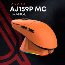 Мышь Ajazz AJ159P MC Charging Dock Wireless/Bluetooth/USB Orange (AJ159P-MC-Orange)