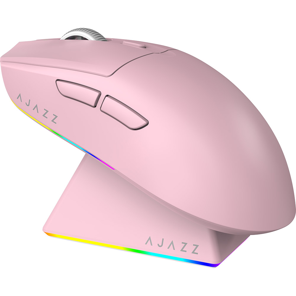 Миша Ajazz AJ139 V2 MC Charging Dock Wireless/Bluetooth/USB Pink (AJ139-V2-MC-Pink) Дротове підключення USB