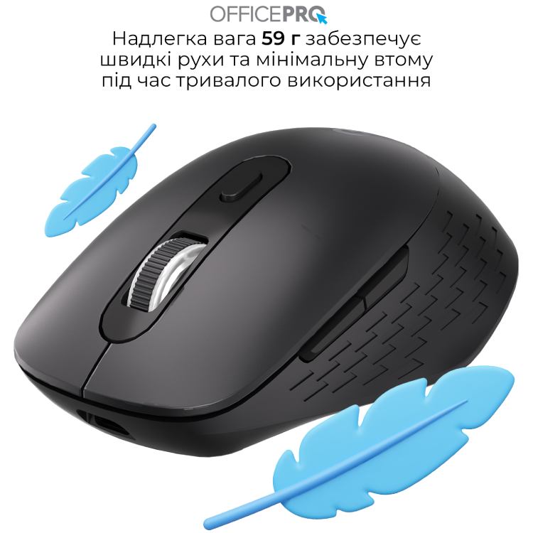 Заказать Мышь OFFICEPRO M265B Wireless Silent Click Black (M265B)