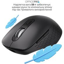 Мышь OFFICEPRO M265B Wireless Silent Click Black (M265B)