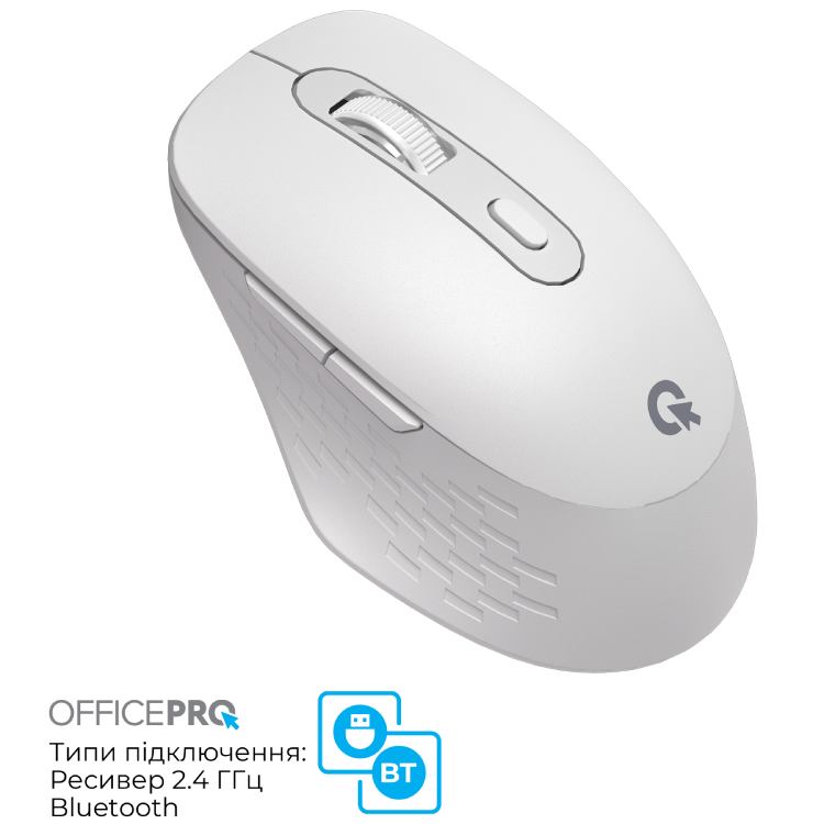 В Україні Миша OFFICEPRO M265W Wireless Silent Click White (M265W)
