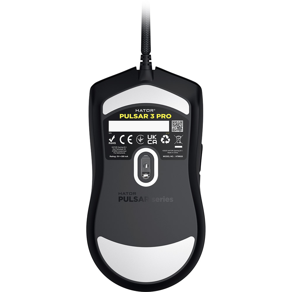 Внешний вид Мышь HATOR Pulsar 3 PRO Black (HTM620)