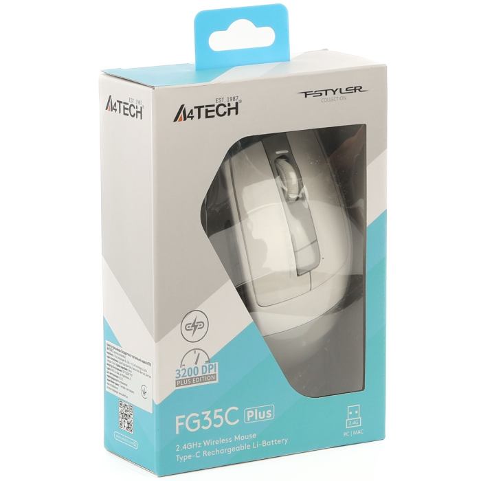 Обзор Мышь A4TECH Fstyler FG35C Plus White
