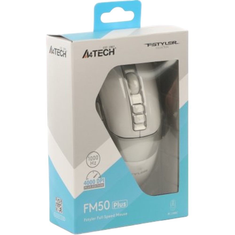 В Україні Миша A4TECH Fstyler FM50 Plus White