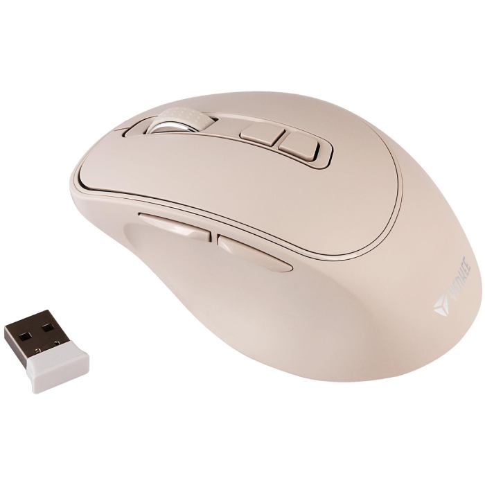 Мышь YENKEE YMS 2080BG SLIDER Wireless Beige (45019321) Дополнительно встроенный аккумулятор: 400 мАч ; непрерывное рабочее время: 30 - 35 часов