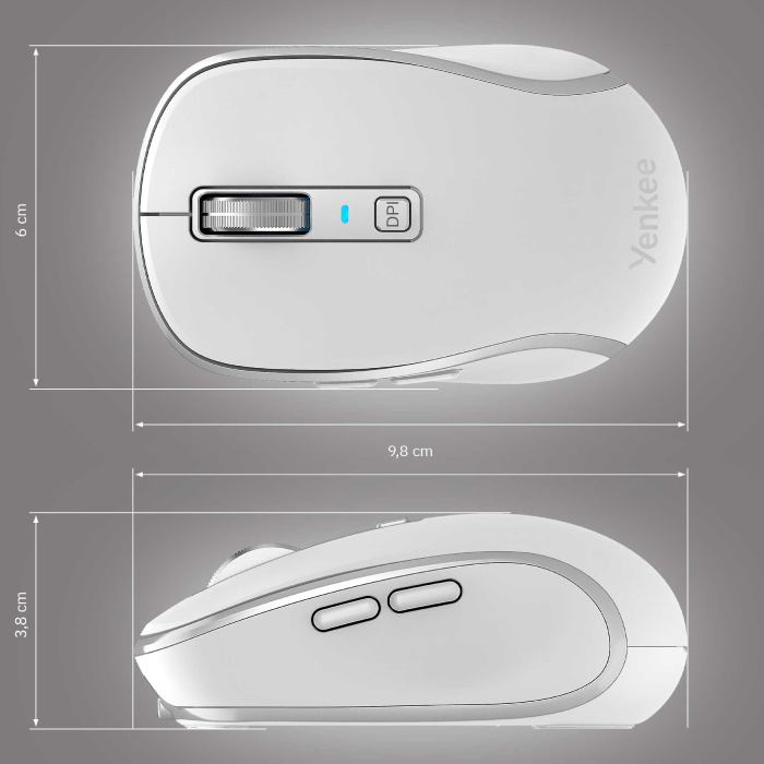 Покупка Мышь YENKEE YMS 2085WE NOBLE BT White (45019715)