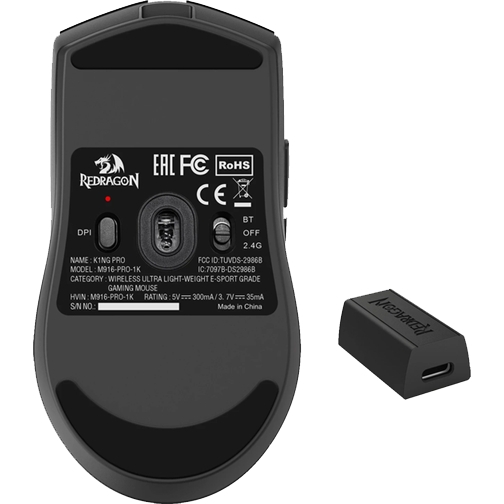 Изображение Мышь REDRAGON M916 PRO-4K Black (72211)