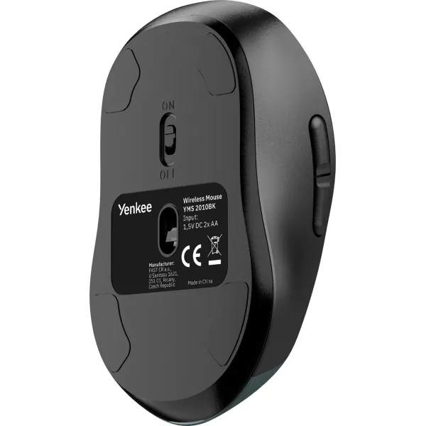 Мышь YENKEE YMS 2010BK GYRO Black (45025343) Беспроводное подключение Bluetooth + RF